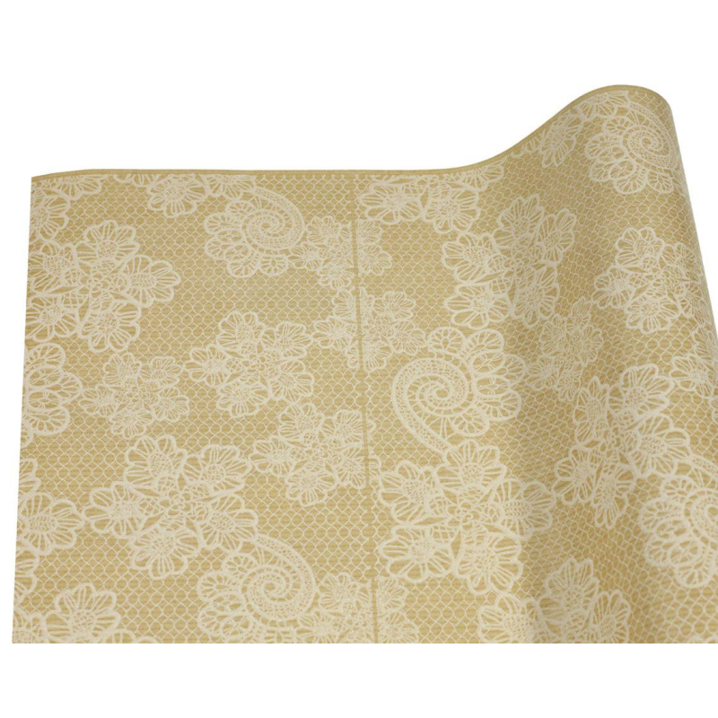 Папір пакувальний крафт двосторонній 0,7 х 7м Бежевий Unison Пт 845.2 KNZ