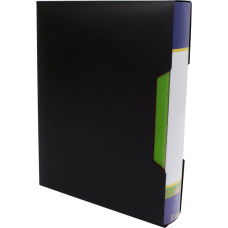 Папка зі 100 файлами в коробці зелена 30610-04 KNZ