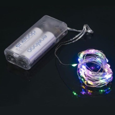 Гірлянда Нитка на 2-х батарейках 30 лампочок 3 метри мультиколір RJ-02 KNZ