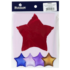 Кулька фольгована PELICAN зірка 18“ (45см) сатин червоний (5шт) Червоний Pelican 832637 KNZ