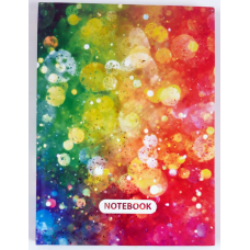 Зошит А4 тверда обкладинка, 176 аркушів, офсет, клітинка, “Серія Абстракція“ ЗТП-011-МВ KNZ