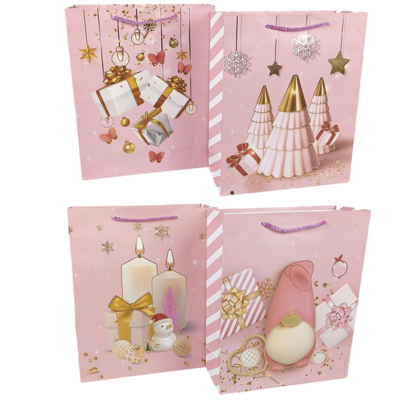 Пакет подарунковий новорічний 26 х 32 х 10см DV-BK6044-1М KNZ Пакет подарунковий новорічний 26 х 32 х 10см DV-BK6044-1М KNZ