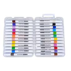 Набір маркерів акрилових 24шт у пластиковому футлярі 206A-24 KNZ