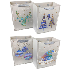 Пакет подарунковий новорічний 26 х 10х 32 см YXL-1294M KNZ