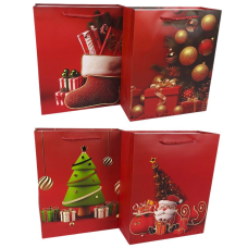 Пакет подарунковий новорічний 26 х 32 х 10см DV-BK6034-4М KNZ