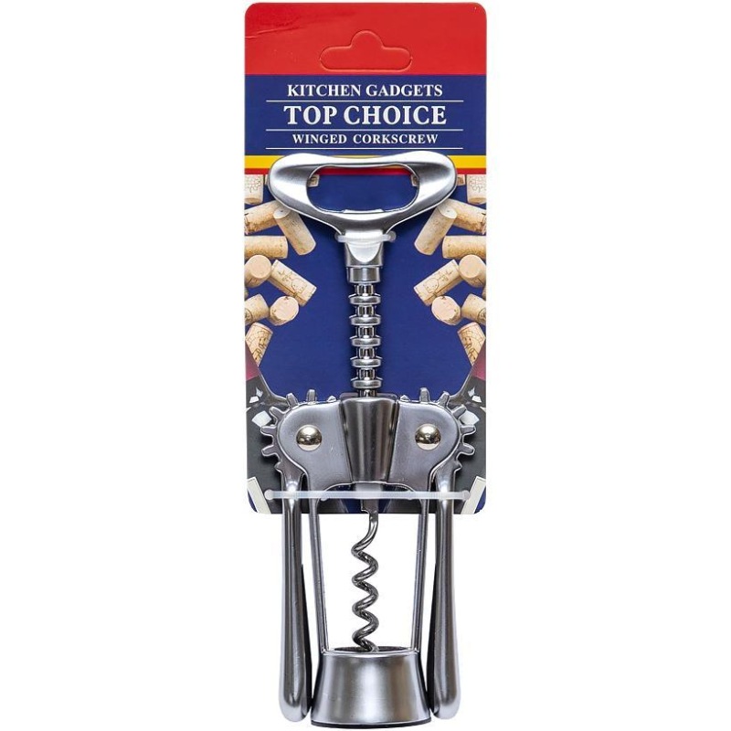 Штопор металевий із важелями “Top Choice“ Н-827 KNZ Штопор металевий із важелями “Top Choice“ Н-827 KNZ