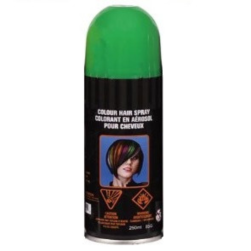 Тимчасова фарба-спрей для волосся Зелена KNZ