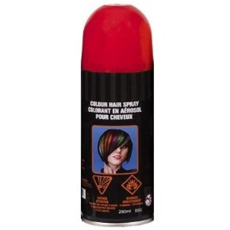 Тимчасова фарба-спрей для волосся Червона KNZ