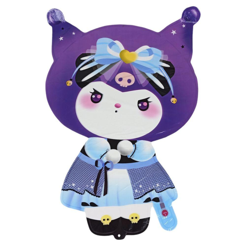 Кулька фольгована 52 х 73см “Зайчик Kuromi“ 610 Kuromi KNZ Кулька фольгована 52 х 73см “Зайчик Kuromi“ 610 Kuromi KNZ