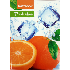 Зошит А4 тверда обкладинка, 80 аркушів, офсет, лінія, “Серія Асорті“ ЗТП-014-МВ KNZ