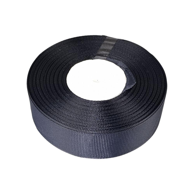 Репсова стрічка 25мм 23 метри графітова D00225-A3-242 KNZ