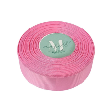 Репсова стрічка 25мм 23 метри світло-рожева D00225-214 KNZ