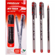 Ручка My-Tech масляна червона KNZ