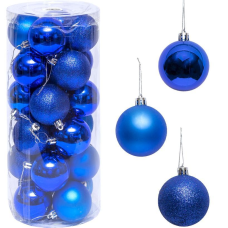 Набір кульок 24 штуки D6см ZWH6см Синій KNZ