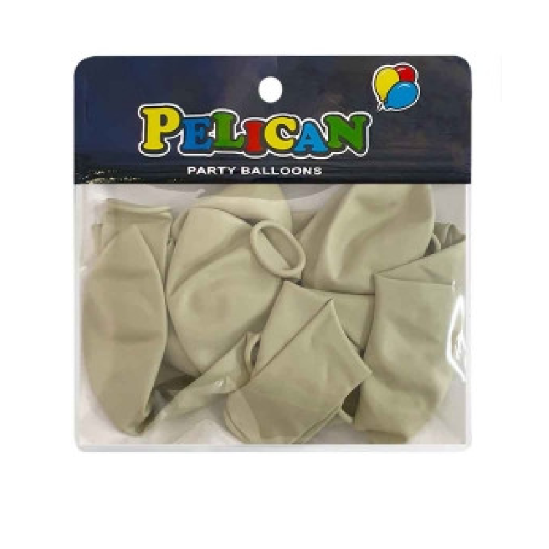 Кульки 10“ (26 см) вінтажний молочний 10 шт/уп Бежевий Pelican 811070 KNZ