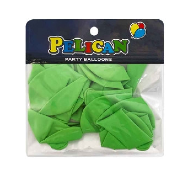 Кульки 10“ (26 см) пастель зелене яблуко 10 шт/уп Зелений Pelican 811016 KNZ Кульки 10“ (26 см) пастель зелене яблуко 10 шт/уп Зелений Pelican 811016 KNZ