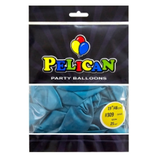 Кульки латексні 19“ (48см) хром синій 25шт Синій Pelican 819309 KNZ
