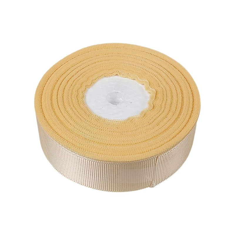 Репсова стрічка 25мм 23 метри крем D00225-А3-084 KNZ