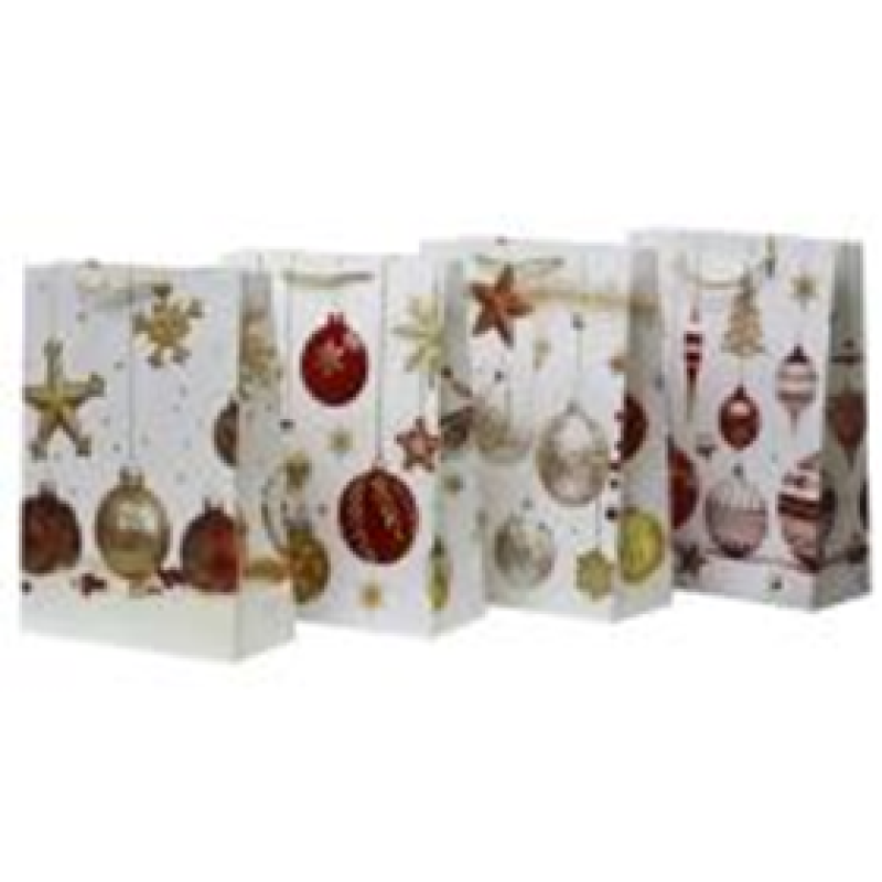 Пакет подарунковий новорічний 18 х 23 х 10см 4 дизайну 2606S KNZ Пакет подарунковий новорічний 18 х 23 х 10см 4 дизайну 2606S KNZ