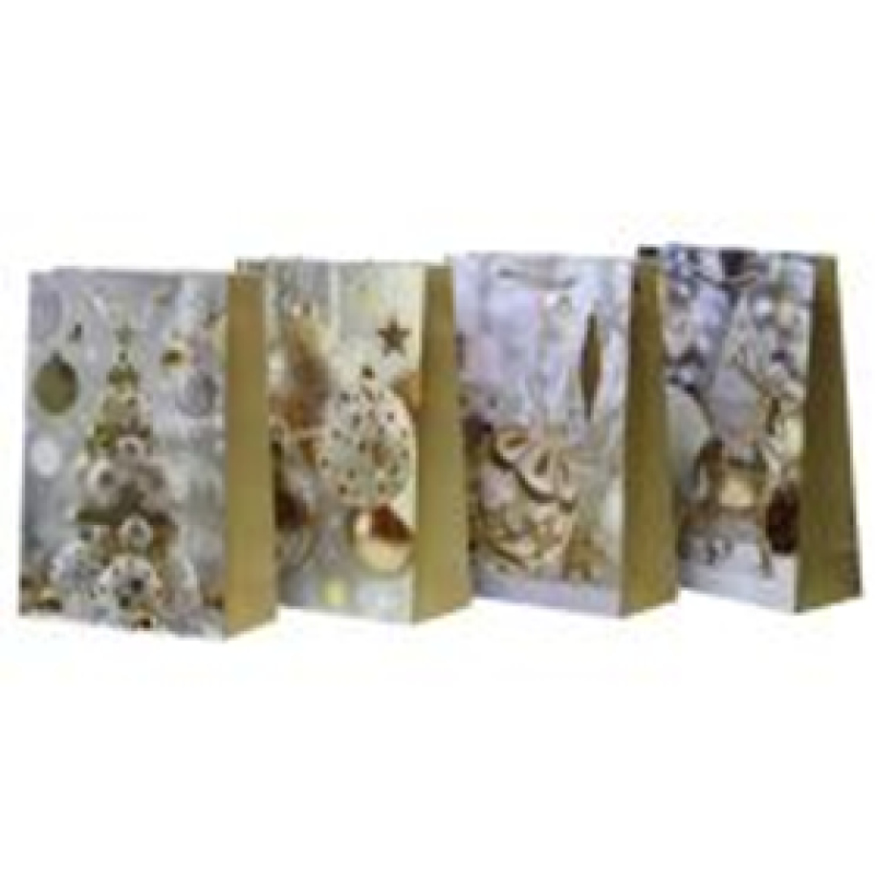 Пакет подарунковий новорічний 18 х 23 х 10см 4 дизайну 2604S KNZ Пакет подарунковий новорічний 18 х 23 х 10см 4 дизайну 2604S KNZ