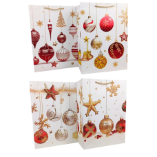 Пакет подарунковий новорічний 26 х 32 х 10см 4 дизайну 2606M KNZ