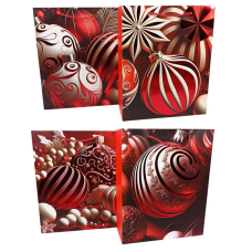 Пакет подарунковий новорічний 26 х 32 х 10см 4 дизайну 2605M KNZ