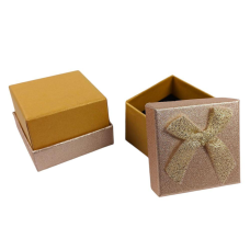Подарункова коробка ювелірна 5 х 5 3,5см золото J00319 gold KNZ