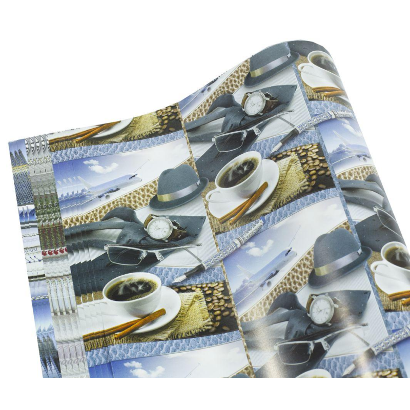 Папір упаковковий крейдований 80 г 25 аркушів — 100 х 70 см чоловіча серія Unison PVM 10070-25M KNZ Папір упаковковий крейдований 80 г 25 аркушів — 100 х 70 см чоловіча серія Unison PVM 10070-25M KNZ