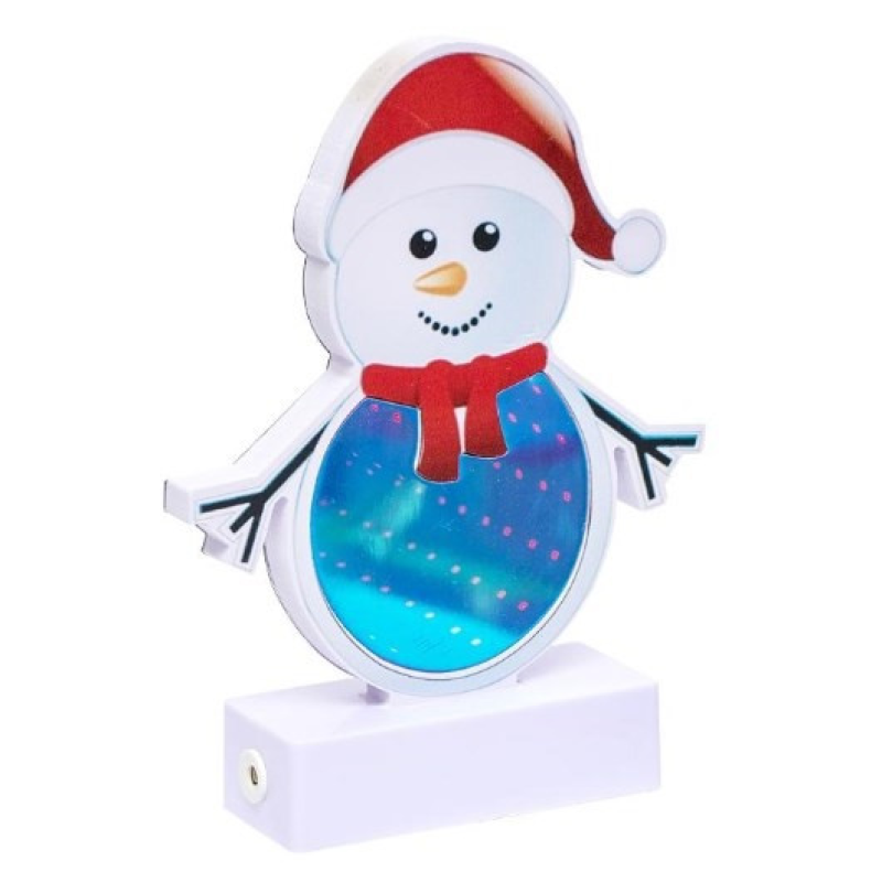 Світлодіодний 3D тунельний нічник “Сніговик“ RH-3 KNZ