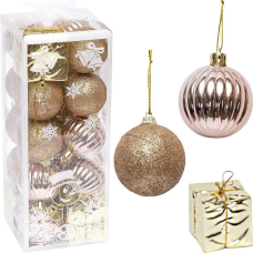 Набір кульок для ялинки 20шт D5см Золото CF23-71 KNZ