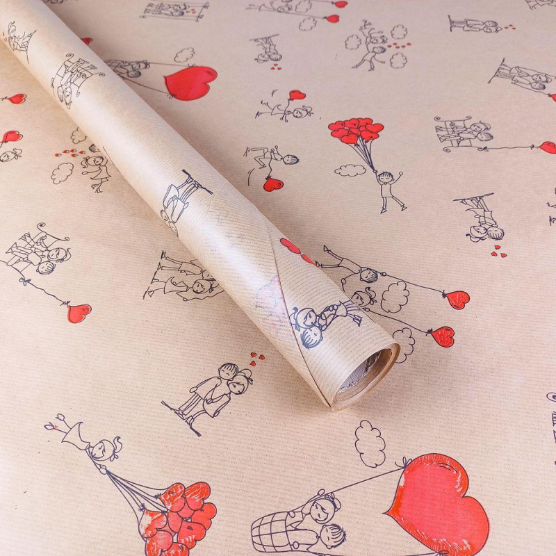 Папір пакувальний крафт-двосторонній 0,7 х 7 м Бежевий Unison Пт 802.1 KNZ Папір пакувальний крафт-двосторонній 0,7 х 7 м Бежевий Unison Пт 802.1 KNZ