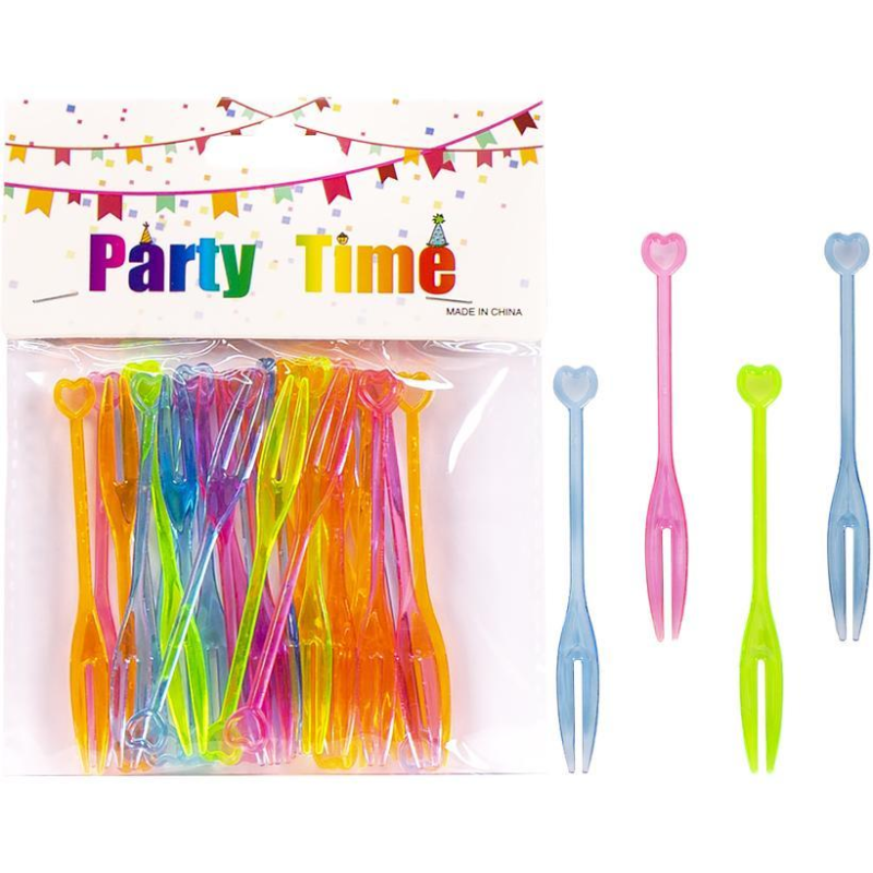 Набір виделок для канапе “Сердечко“ 30 штук KNZ