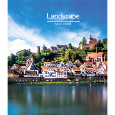 Зошит А5 тверда обкладинка, 80 аркушів, офсет, клітка “Серія Асорті“ ЗТП-002-МВ KNZ