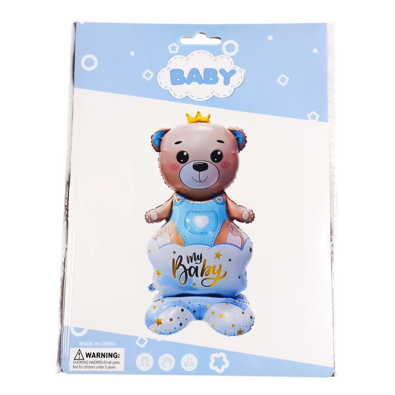 Кулька фольгована нейлоновий ведмедик “My baby“ 145 х 77см 10461 KNZ