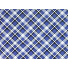 Папір пакувальний крейдований 80г 10 аркушів - 100 х 70см Синій Unison PVM10-103 KNZ