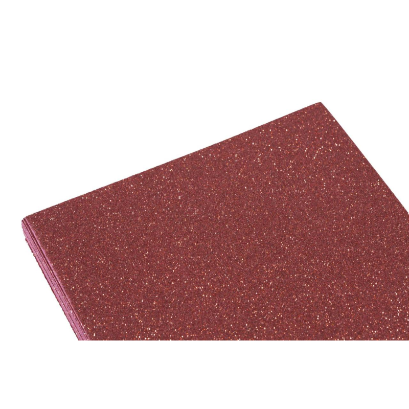 Фоаміран 2мм червоний з гліттером -10аркушів, Червоний Unison 8945 KNZ Фоаміран 2мм червоний з гліттером -10аркушів, Червоний Unison 8945 KNZ