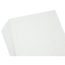 Фоаміран 1,8мм білий з глітером, що переливається різними кольорами Білий Unison 10506 KNZ