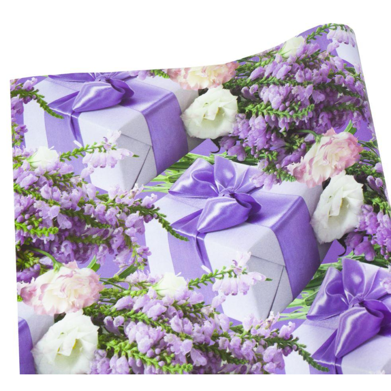 Папір пакувальний крейдований 80г 10 аркушів - 100 х 70см Фіолетовий Unison PVM10-145 KNZ Папір пакувальний крейдований 80г 10 аркушів - 100 х 70см Фіолетовий Unison PVM10-145 KNZ