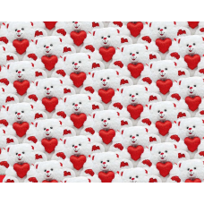 Папір пакувальний крейдований 80г 10 аркушів - 100 х 70см Білий Unison PVM10-36 KNZ