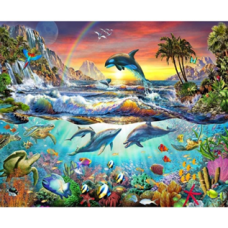 Картина за номерами 40 х 50см “Райська бухта“ 74268 KNZ