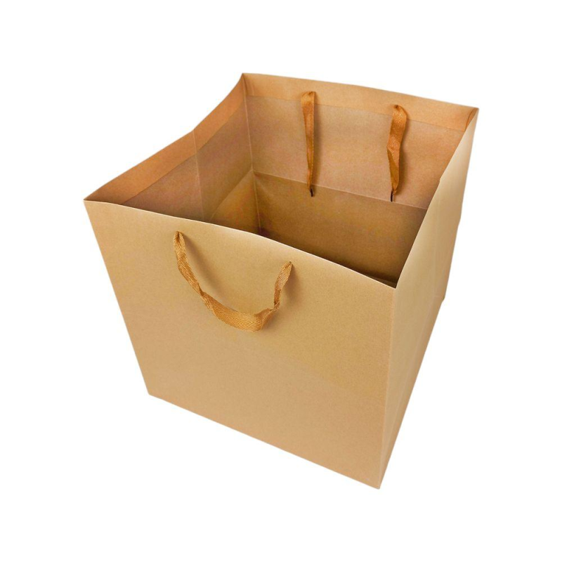 Пакет подарунковий 20 х 20 х 20 см крафт DF-306M/347-60 KNZ