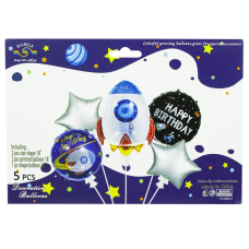 Набір кульок 5 шт “Ракета“ Unison TZ-S5012 KNZ