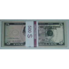 Пачка грошей (сувенір) Долар “5“ KNZ