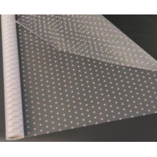 Пленка матовая для цветов “ГОРОХ мелкий“ светло-сиреневый (PMP1784)