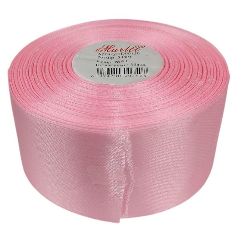 Атласна стрічка 5 см х 33 м LA5033-43 KNZ Атласна стрічка 5 см х 33 м LA5033-43 KNZ
