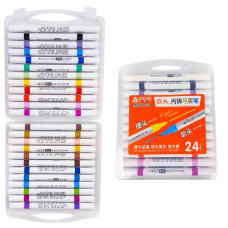 Набір акрилових скетчмакерів двосторонніх Aodemei м“який+твердий 24шт 6140-24M KNZ