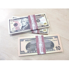 Пачка грошей (сувенір) Долар “10“ KNZ