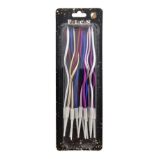 Свічки “Коктейльна 12 штук“ хром асорті кольорів Pelican 861010 KNZ