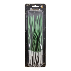 Свічки “Коктейльна 12 штук“ хром зелений 861007 KNZ