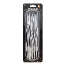 Свічки “Коктейльна 12 штук“ хром срібло 861002 KNZ